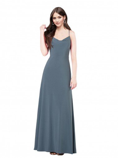 Classic Spandex Prom Dress with Scoop Neckline Canada