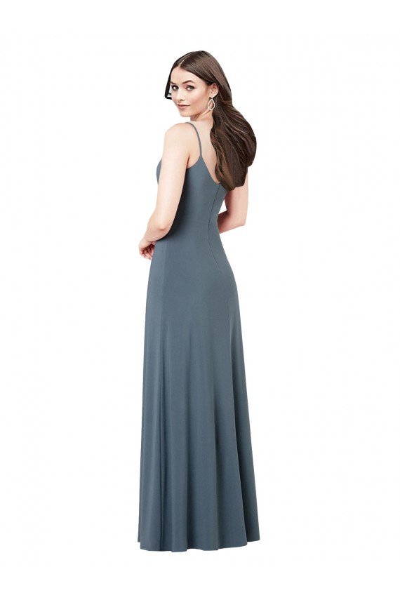 Classic Spandex Prom Dress with Scoop Neckline