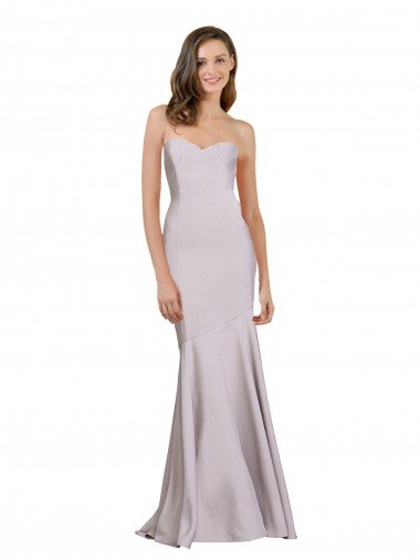 Crepe Mermaid Prom Dress with Low Back Canada