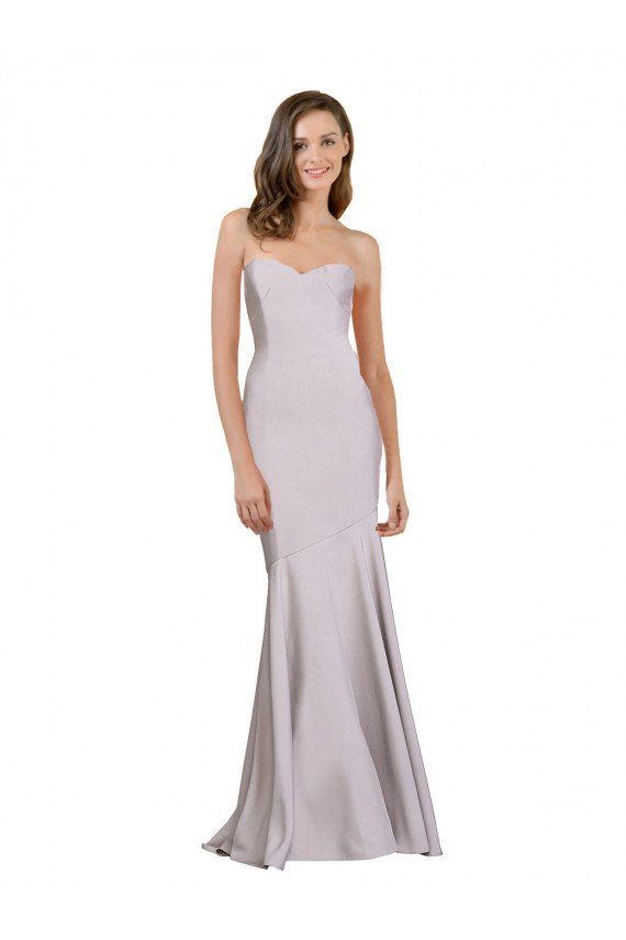 Crepe Mermaid Prom Dress with Low Back